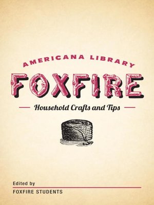 cover image of Household Crafts and Tips